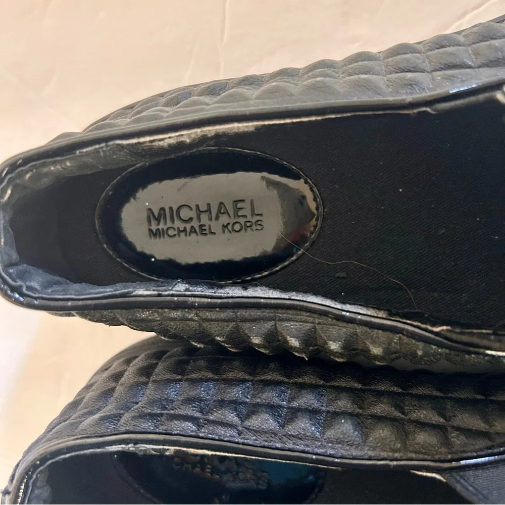 Michael Kors Leather Pratt Slips-On Loafers Size 8.5